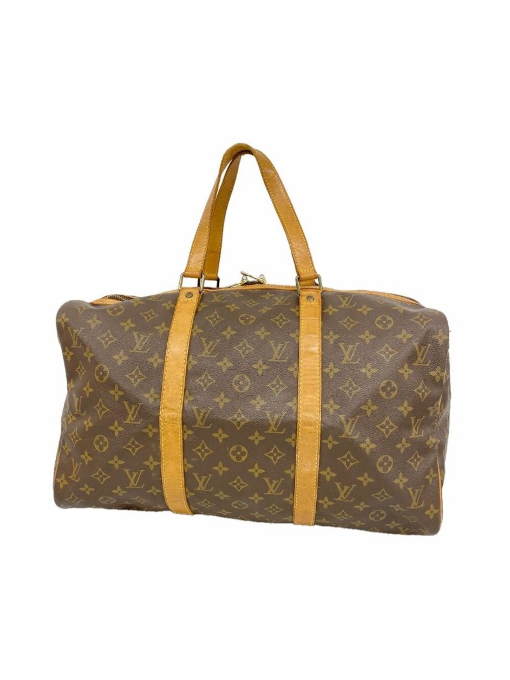 Louis Vuitton Boston Bag Monogram Sac Spool 45 Brown